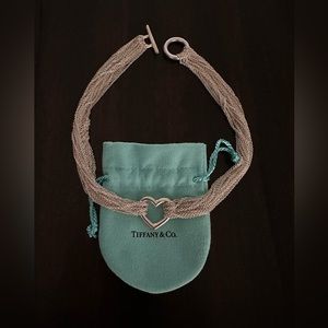 Tiffany Mesh Heart Necklace